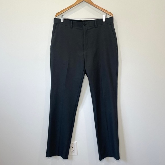 Alfani Dark Gray Men’s Dress Work Pants - Picture 1 of 5